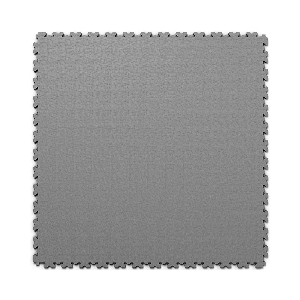 Ultra tenká (4 mm) veľkoformátová sivá PVC dlaždica Fortelock