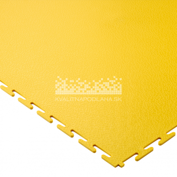 Kvalitná a odolná žltá podlaha Ecotile E500 (5 mm)