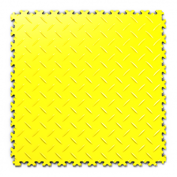 Kvalitná a odolná žltá podlaha Fortelock Industry (7 mm)