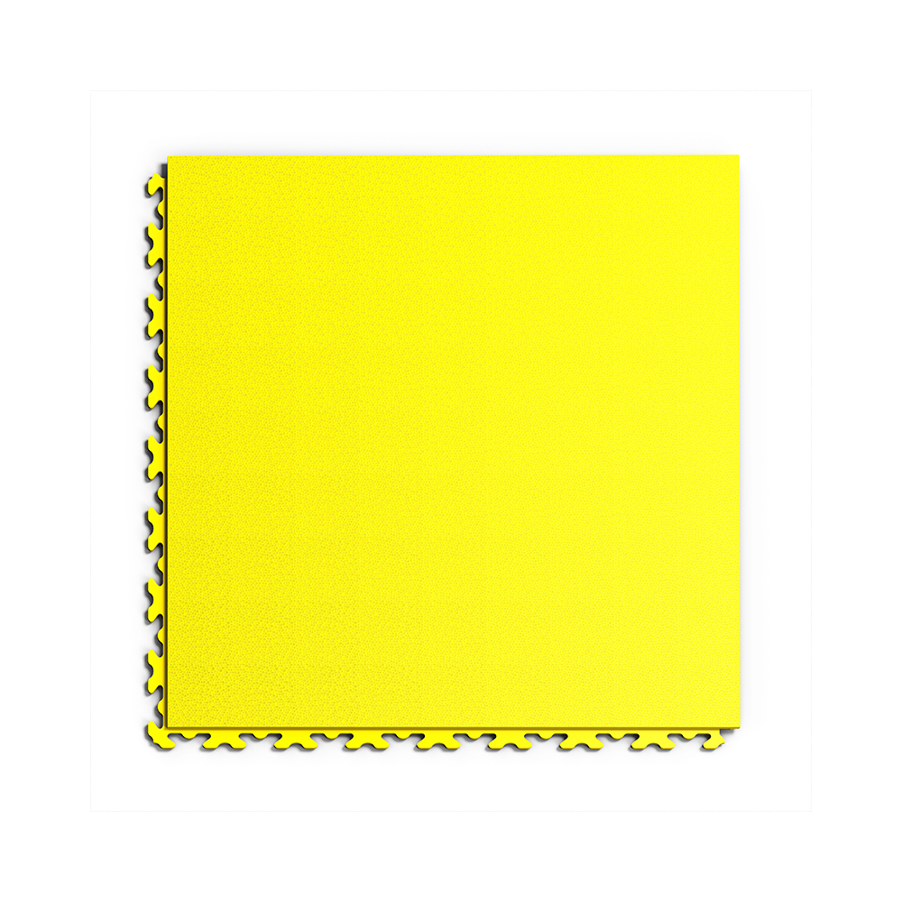 Kvalitná a odolná žltá podlaha Fortelock Invisible
