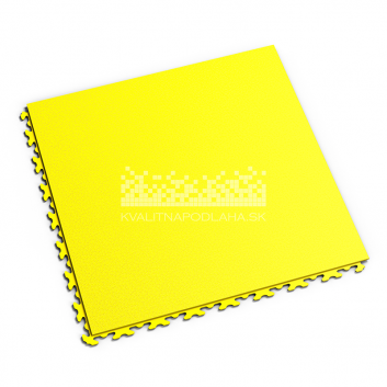 Kvalitná a odolná žltá podlaha Fortelock Invisible