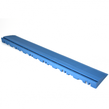 Nájazdová rampa (typ B) k odolným PPC podlahám Swisstrax (svetlo modrá)