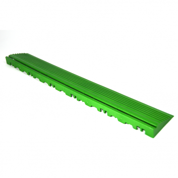 Nájazdová rampa (typ B) k odolným PPC podlahám Swisstrax (zelená)